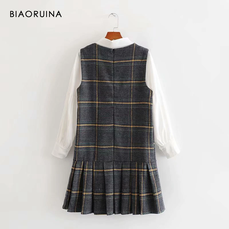 BIAORUINA женский элегантный дизайн повседневный комплект из двух предметов