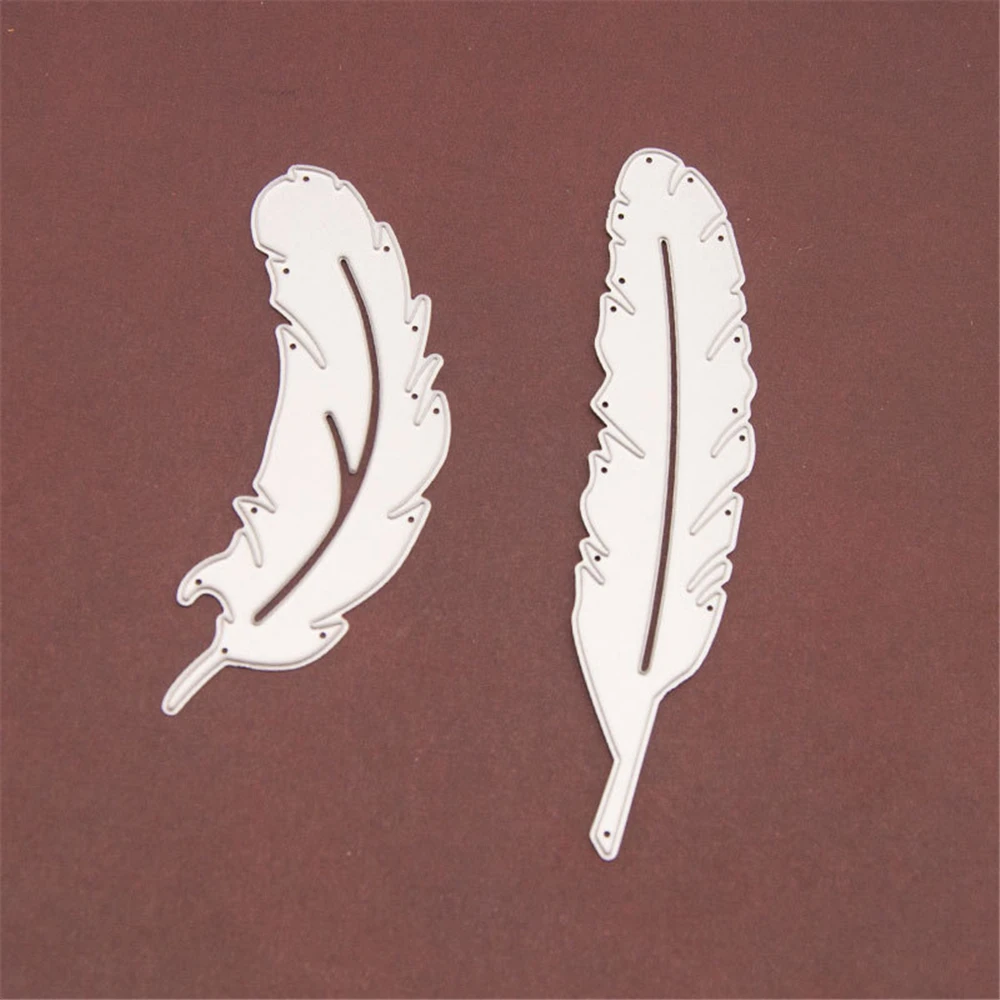 Перо Рождественский набор вырубных штампов &quotсшитые DIY штампы для скрапбукинга