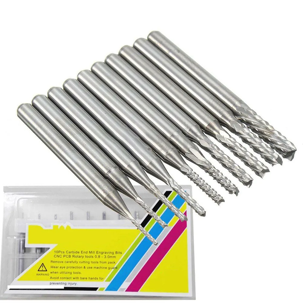 

1/8' 0.8-3.175mm Drill Bit Engraving Accessory Carbide Milling Cutter