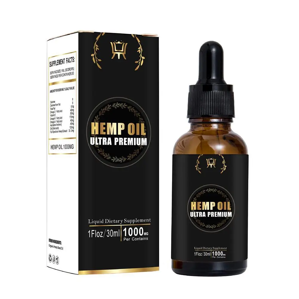 30 мл органическое конопляное масло ультра Prenium био активные Семена Конопли