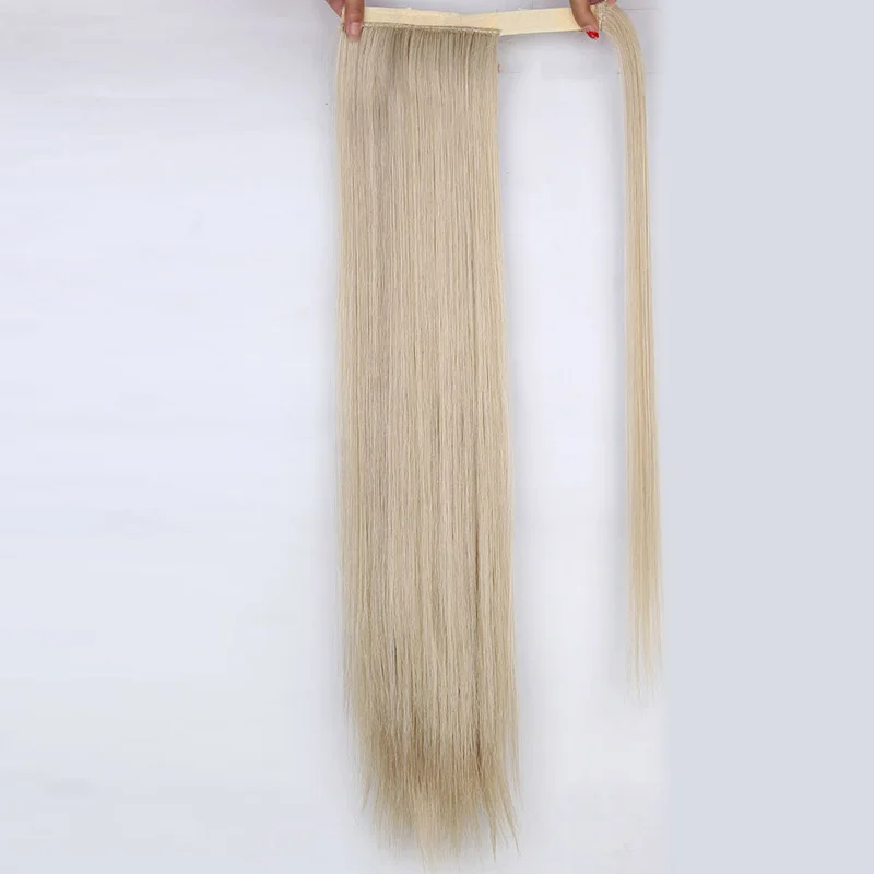 24-613 AISI BEAUTY, длинные кудрявые конский хвост, натуральные накладные волосы на заколках для женщин, накладные волосы, конский хвост, синтетические волосы - Цвет: 24-613