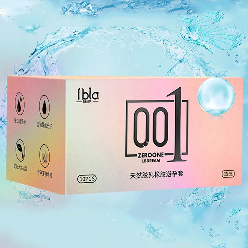 0.01 Ultrathin Condoms For Long Sex Japanese Natural latex Thin ICE Hot Invisible Condom Hyaluronic acid Penis Sleeve sex shop | Красота и