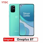 Глобальная Версия Дополнительно Oneplus 8T 5G сотового телефона 65 Вт Супер Зарядное устройство 4500 мАч Snapdragon 865 Android 11 NFC активно-матричные осид, Экран