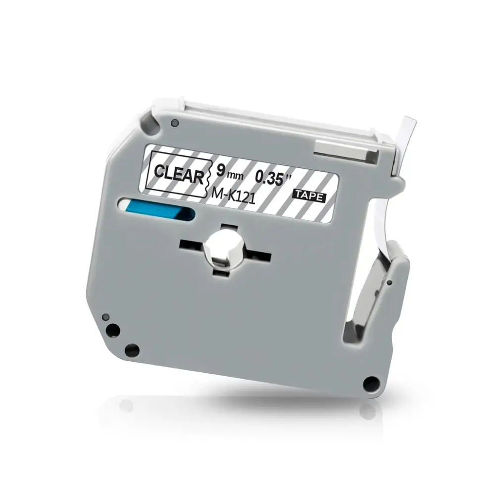 Topcolor Compatible Brother MK 121 M-K121 MK-121 Label Tape 9mm Black on Clear for P Touch Maker PT-100 PT-110 65 Printer | Компьютеры и