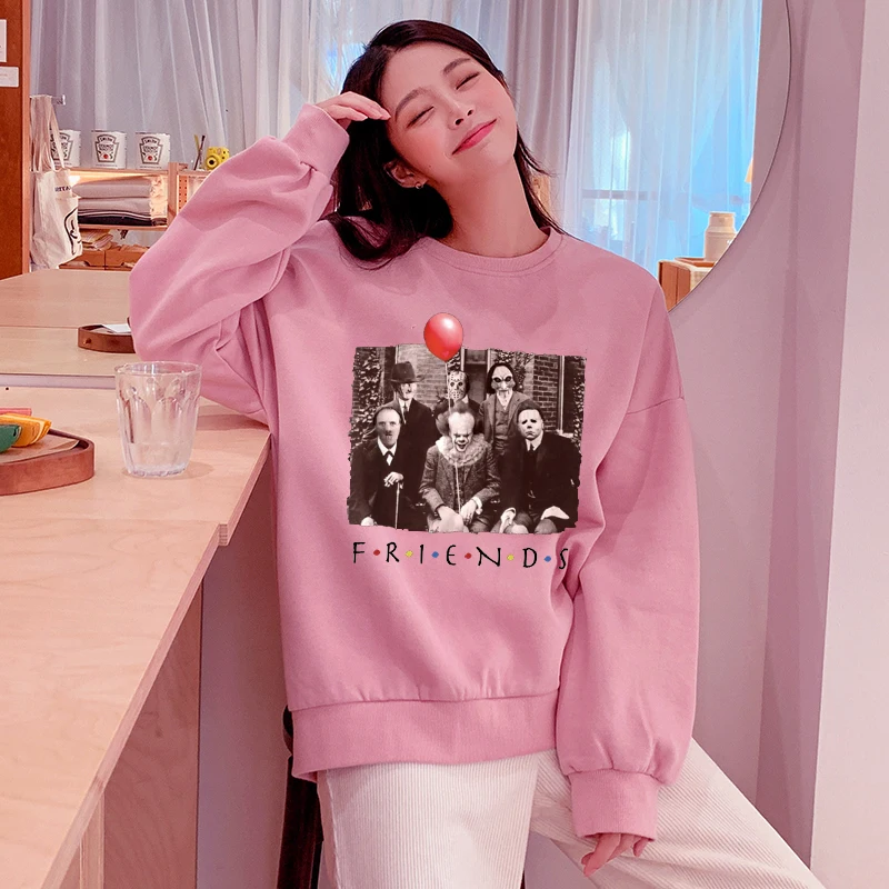 Друзья ТВ Шоу толстовки Женская Повседневная Толстовка Harajuku на заказ осень зима