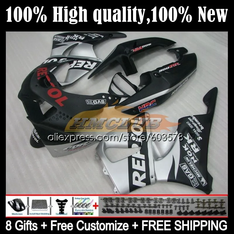 

Body For HONDA CBR 919RR 900RR CBR900 919 RR CC 98-99 95CL.29 CBR919RR CBR919 RR 98 99 CBR900RR 1998 1999 Fairings Repsol silver