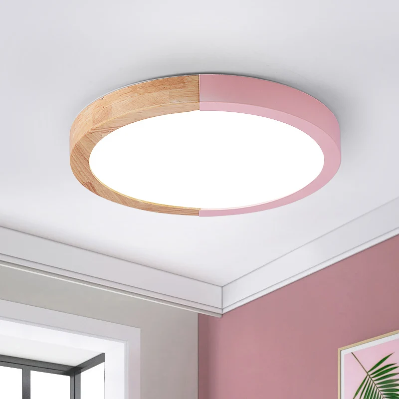 Светодиодный потолочный светильник для гостиной современный круглой формы дома