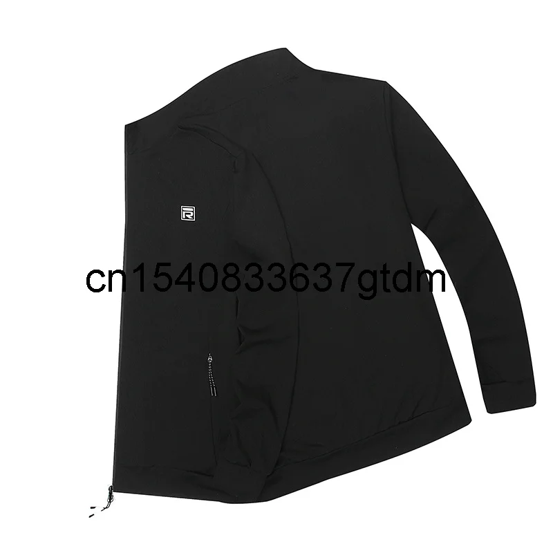 

Spring new men's fattening plus size business leisure stand collar jacket men's fat solid color versatile thin coat