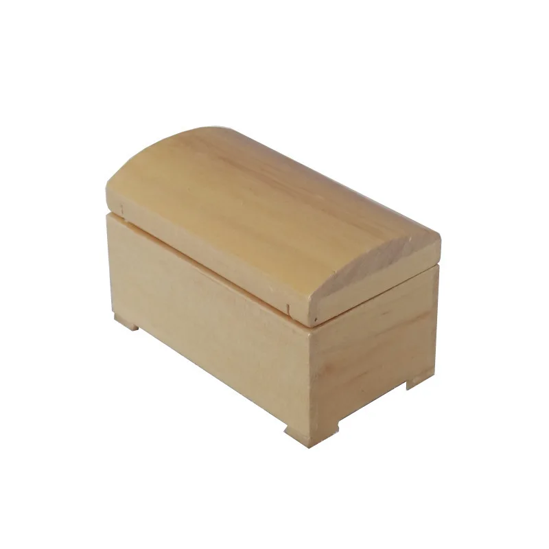 

1:12 DIY Dollhouse Furniture Handmade BJD Miniature Model Art Accessories Wooden Treasure Box