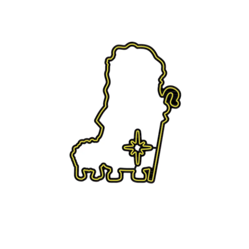 Металлические Вырубные штампы с смешанным рождественским рисунком подходят к