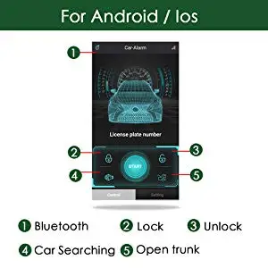 Универсальная автомобильная система блокировки дверей KeylessAPP центральный замок
