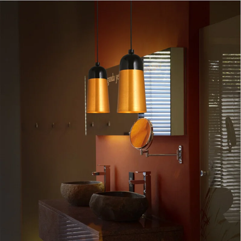 Offerte Portico Moderno In Stile Contratto Corridoio Bar Camera Da Letto Ristorante Linea Singola Testa In Ferro Battuto Piccolo Droplight