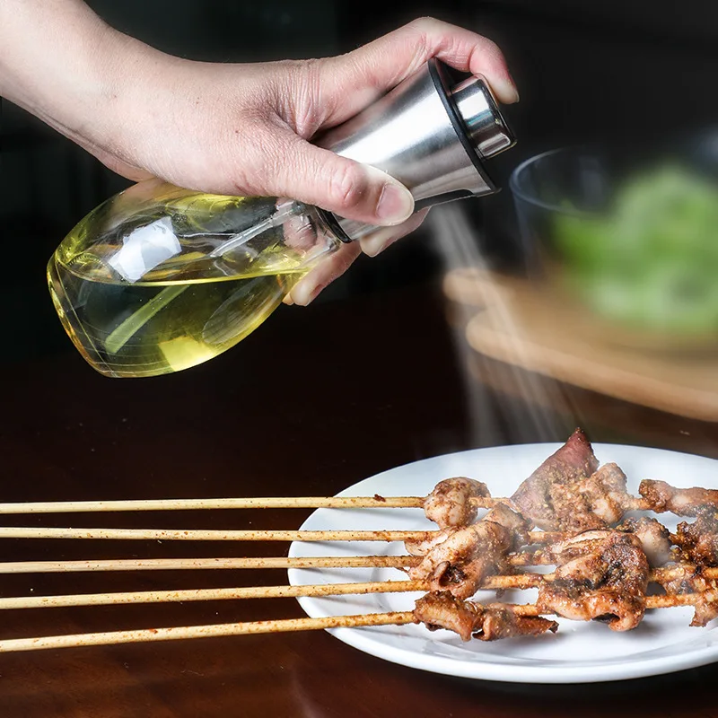 

Oil Sprayer Bottle Glass BBQ Cooking Olive Vinegar Bottle Oil Dispenser Kitchen Baking Salad Barbecue Grilling Roasting Bottle