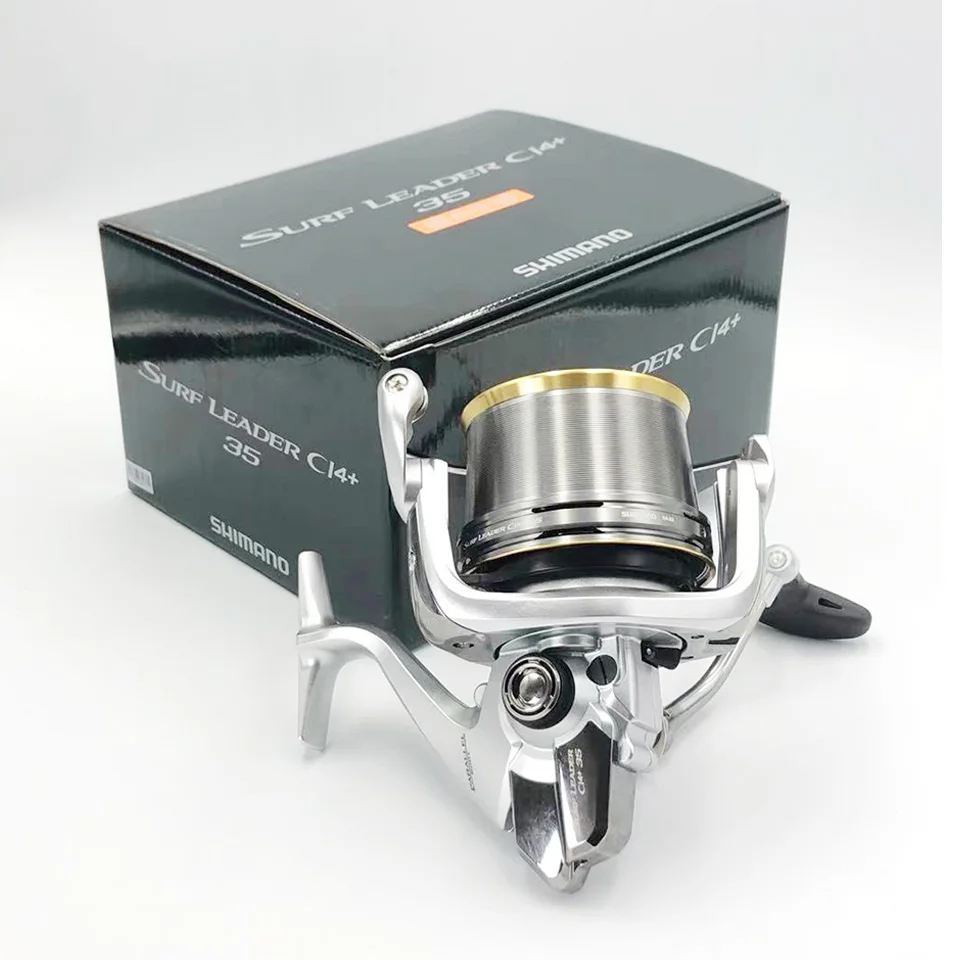 Спиннинговая Рыболовная катушка SHIMANO SURF LEADER CI4 + 35/SD35 5 1BB 20 кг соотношение 3 5: 1 |