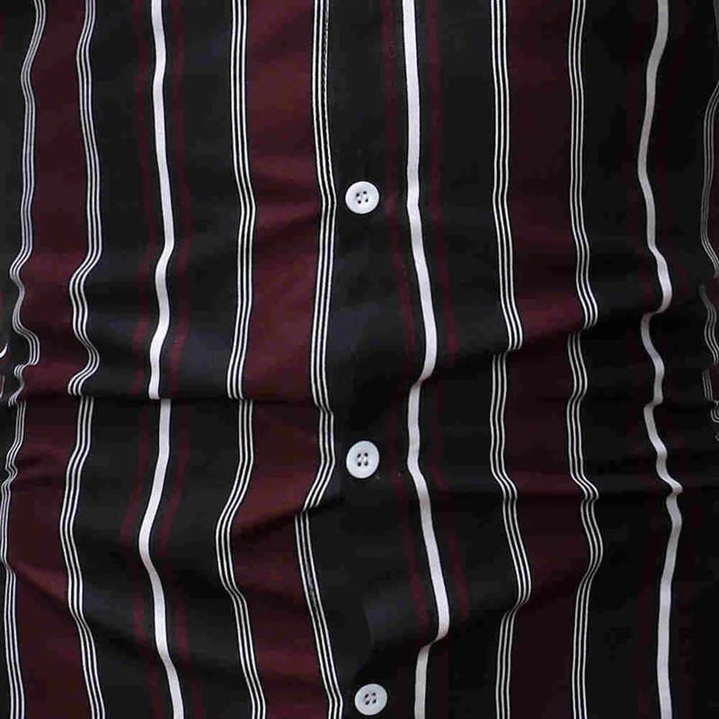 

Vertical Stripes Men Shirt Fashion Hit Color Shirts for Men Casual Slim Fit Mens Dress Shirt Short Sleeve Work Business Chemise
