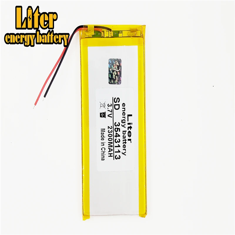 3543113 3 7 V 2300mah литий полимерный аккумулятор планшета с защитной доской для PDA