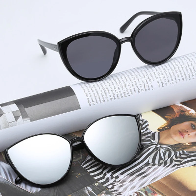 Солнцезащитные очки кошачий глаз для мужчин и женщин UV 400 модные классические в