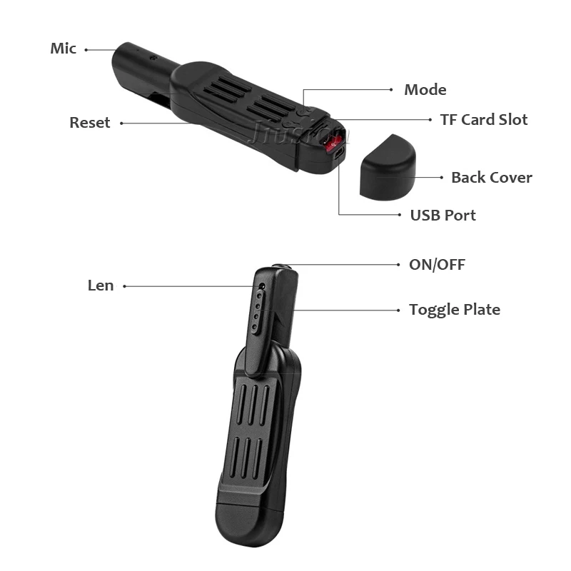 T189 мини камера HD 1080P секретная микро видео аудио диктофон маленький корпус Espia