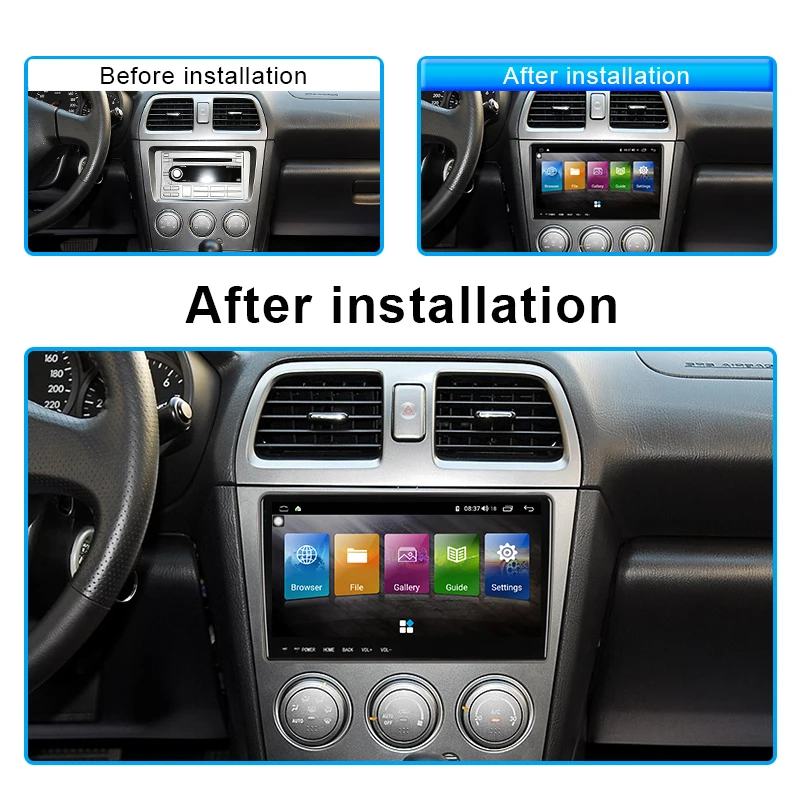 

Car Navigator For Subaru Impreza 2003-2006 9 Inch Android10 HD Touch Screen Auto Stereo Radio Audio Smart Voice Multimedia Video