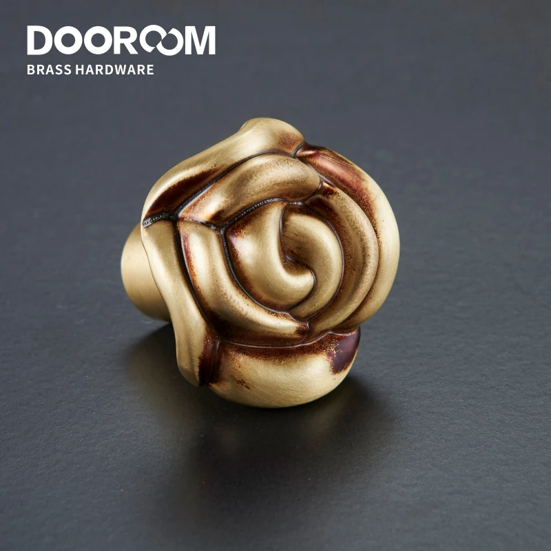 Латунные ручки Dooroom мебели и шкафа комод шкаф дверь ящик коробка для обуви