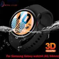3d curved edge full screen protector film for samsung galaxy watch 4 40mm 44mm smart watch full cover protective soft film