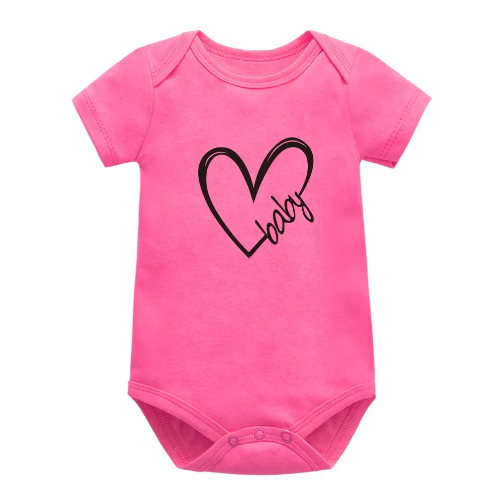 

Newborn Baby Clothes Babies Girl Footed Pajamas Roupa Bebe Short Sleeve 3 6 912 Months Infant Boy Jumpsuits