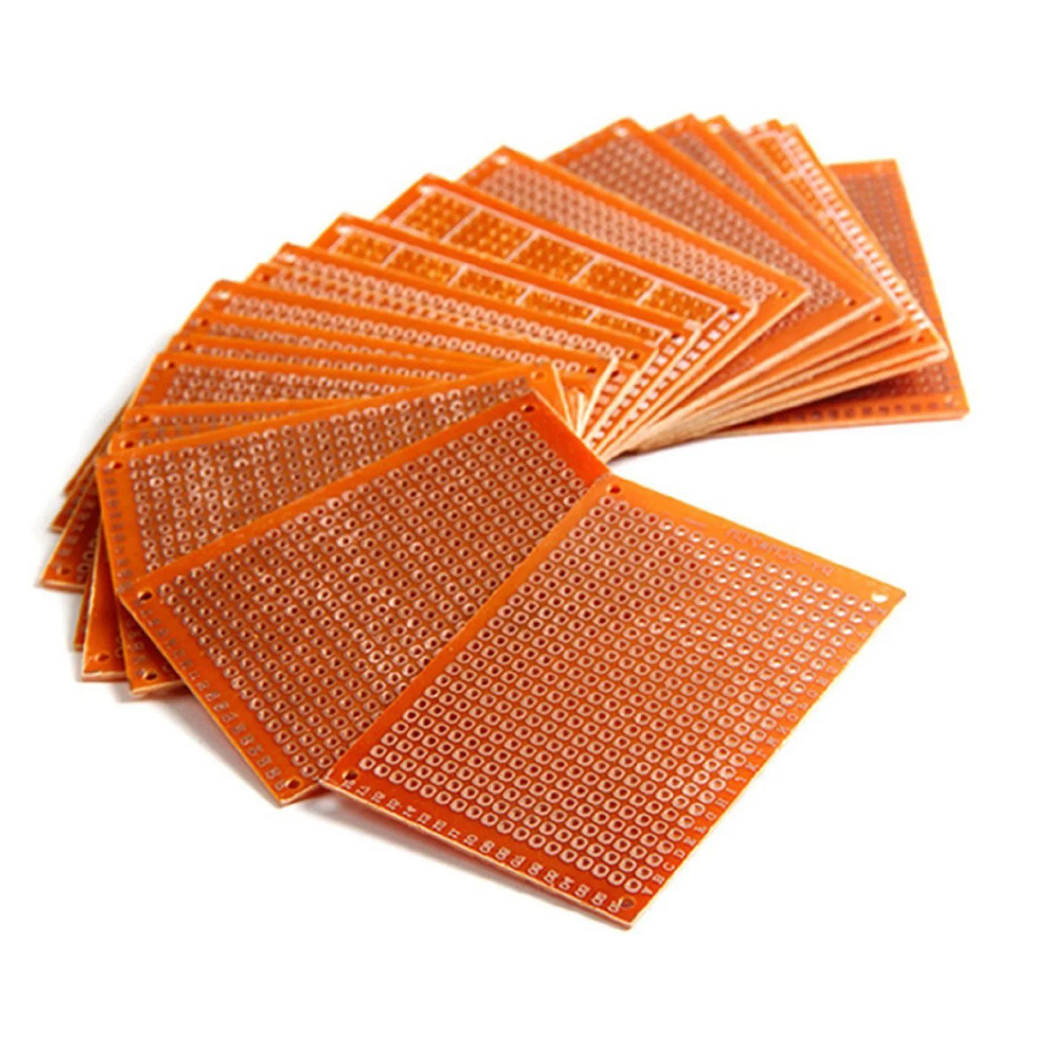 Оранжевый Прототип бумаги PCB универсальный совет 5*7 см поставки набор