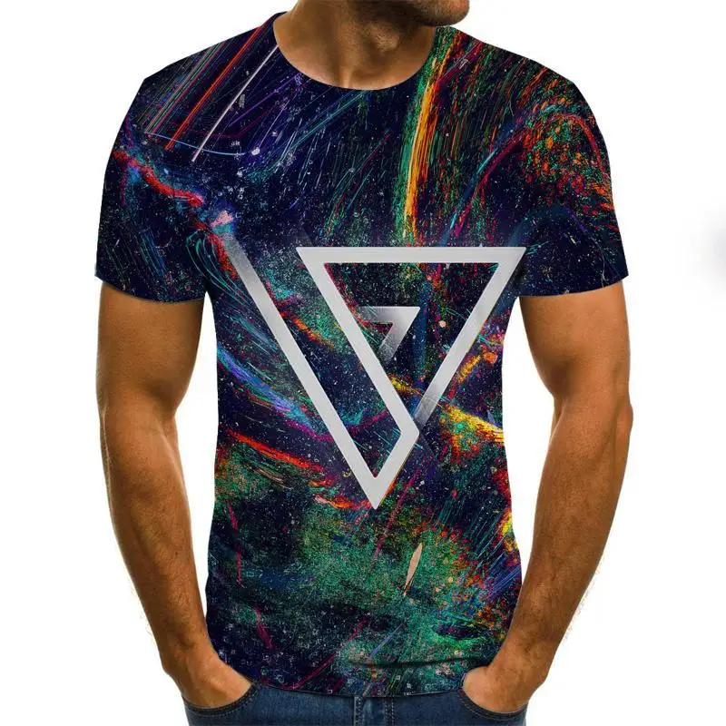 

2020 New Chromati Flaming Tshirt Men 3d T Shirt 3d T -Shirt Black Tee Casual Top Anime Camiseta Streatwear Short Sleeve Tshirt