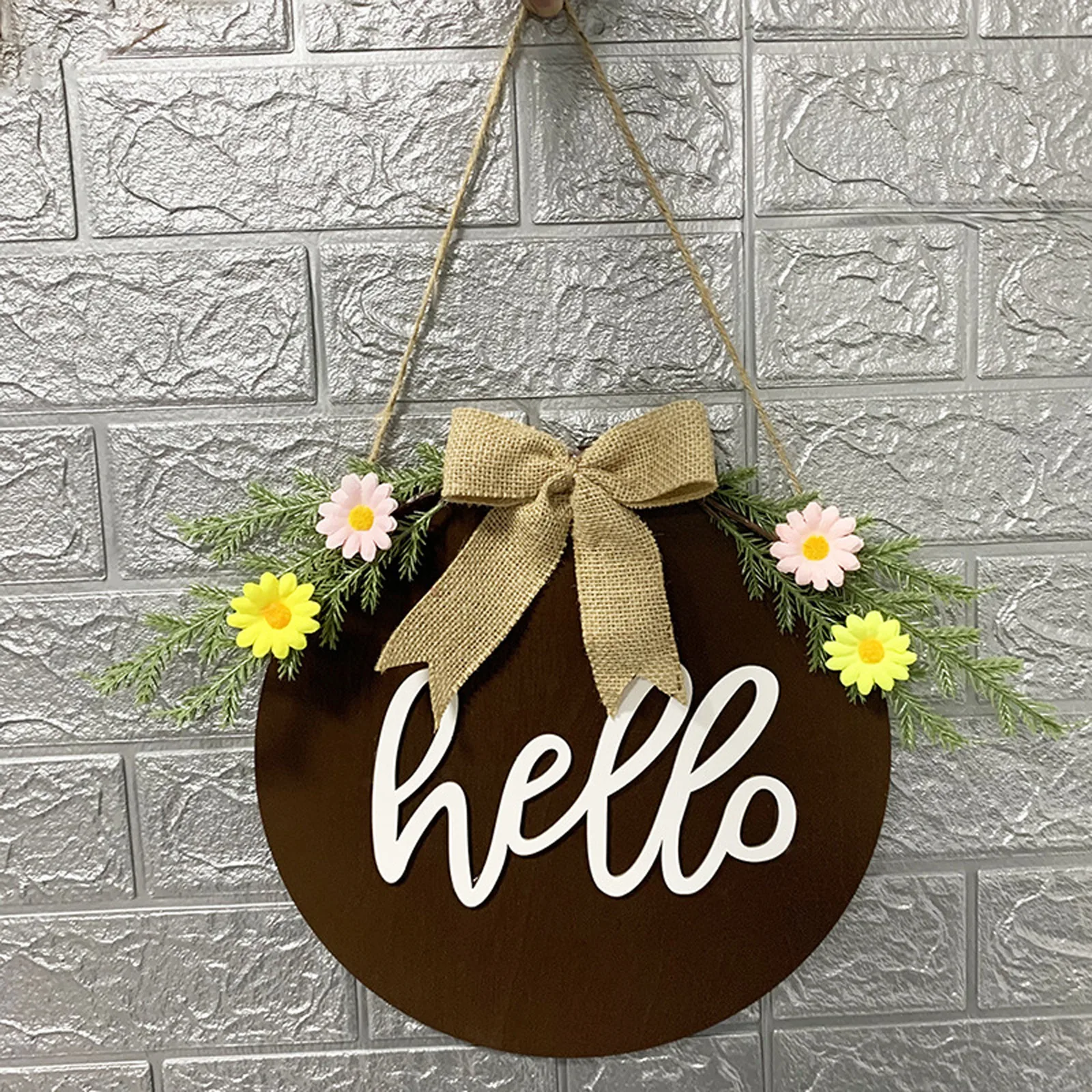 Пасхальный венок металлический знак декоративное кольцо обруч венки дверные