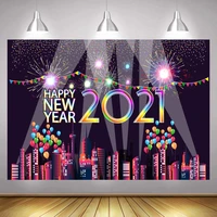 happy new year 2021 fireworks photo backdrop celebration christmas party photophone photography background photocalls banner