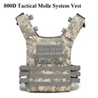 Регулируемый Многофункциональный уличный тактический армейский военный водонепроницаемый Камуфляжный Жилет Оксфорд 800D тактическая система Molle