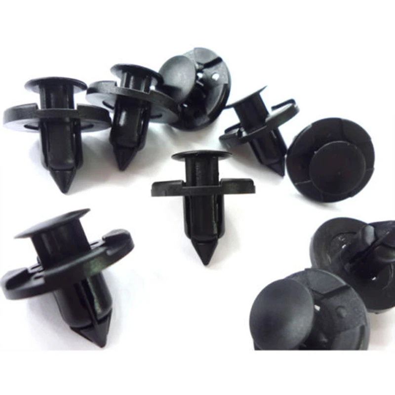 

Trim Fastener clips 8mm hole Accessory Black Decor For Nissan Bumper Fender