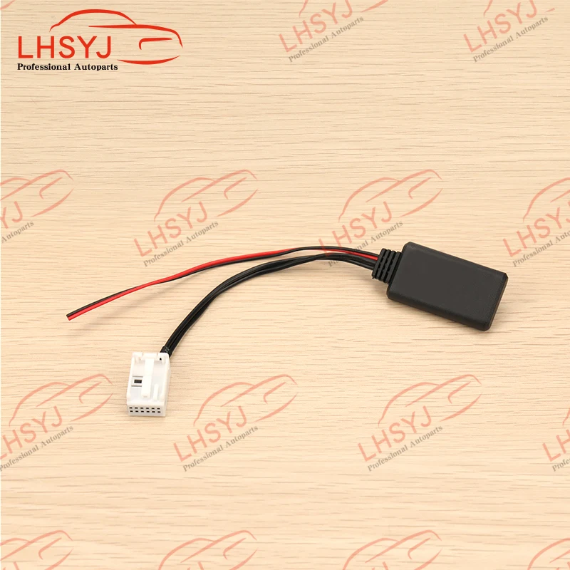 

12 Pins Bluetooth-compatible Module AUX-IN Wireless Audio Cable Adapter for BMW E60 04-10 E63 E64 E61 Mini Navigation Radio