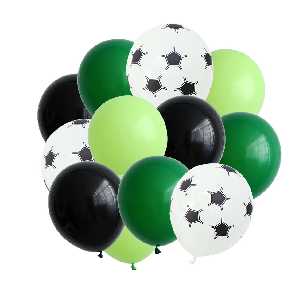 1 комплект 12 дюймовые плотные футбольные мячи латексные шары шт. украшения для