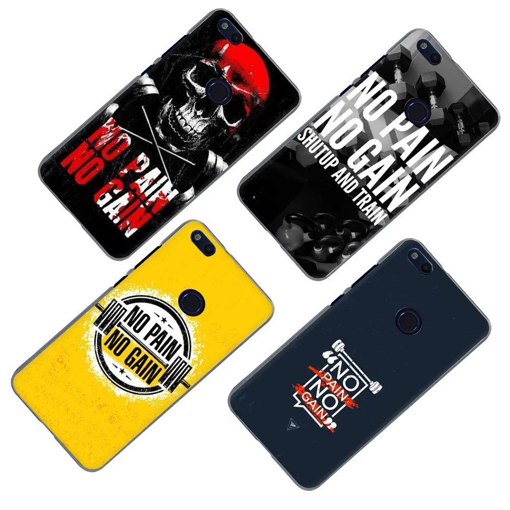 Жесткий чехол для телефона EWAU без боли усиления тренажерного зала фитнеса Huawei Honor