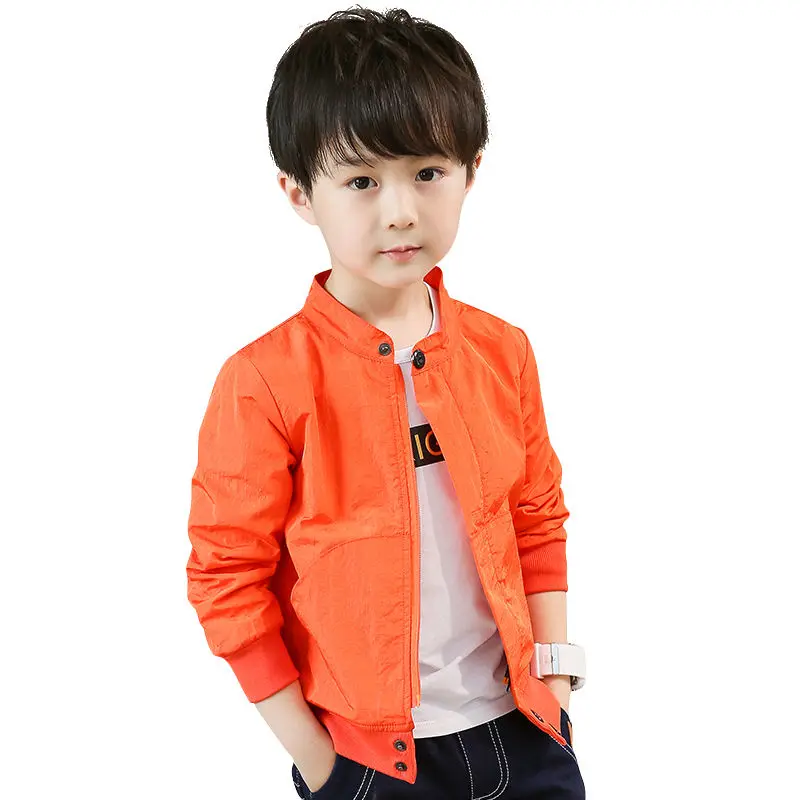 

Boys Coat Fashion Spring Summer New Kids Clothes Long Sleeve Casual Baby Boy Jacket 4-12 Year Children Solid Tops