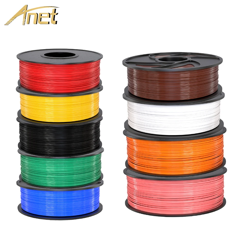 Anet 1,75 мм PLA Филамент 0,5 кг/1 кг ABS материалы для печати для 3d принтера 3d Ручка Филамент пластиковая сублимационная заготовка