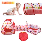 Детская палатка для игр на открытом воздухе, детский манеж 3 в 1, бассейн для шаров