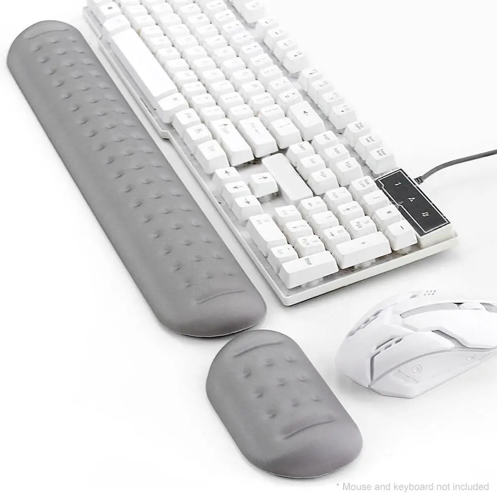 

Office Memory Sponge Hand Wrist Rest Support Keyboard Mouse Pad Mat Cushion