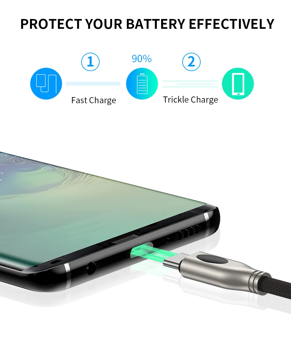 IHaitun usb type C кабель для samsung Galaxy S10 S9 S8 Note 10 A50 usbc Data 3,0 3,1 Быстрая зарядка 4,0 Легкое быстрое зарядное устройство Oneplus 6t 7 S10+ S10 PLUS S10E A60 A70 A80 8 9 Phone