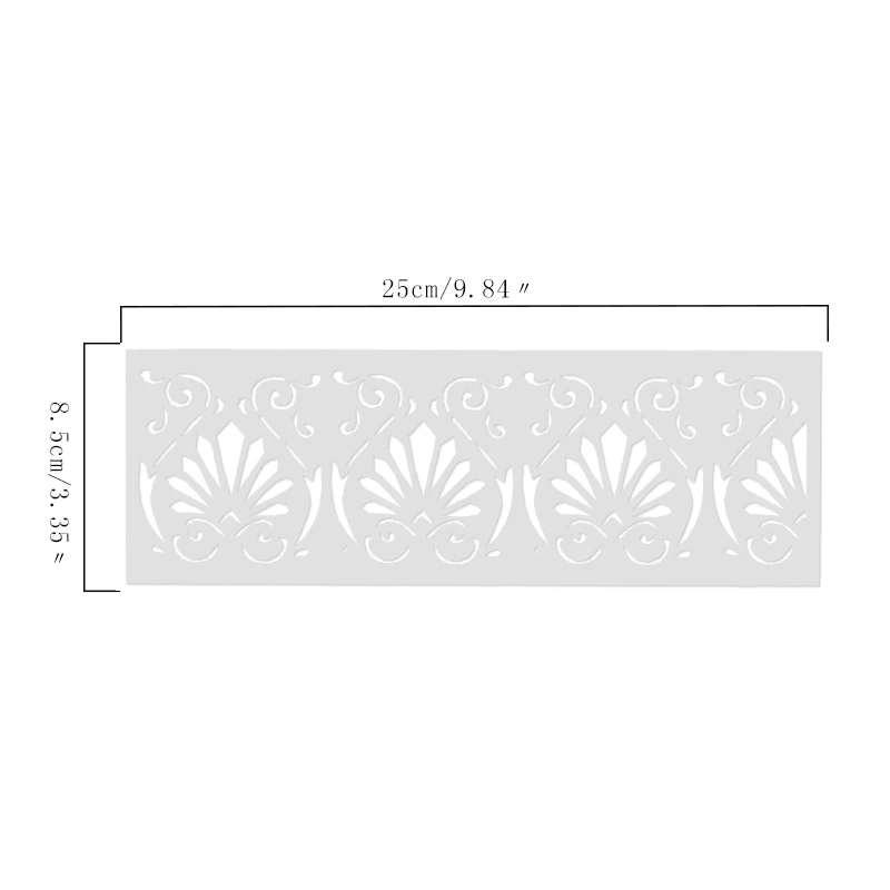 Пластмассовый торт кружева трафарет дизайн формы украшения шоколадный десерт