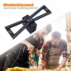 Маркер ласточкин хвост Алюминиевый сплав ручная резка Деревянные Соединения измерительный прибор с шаблоном шкалы