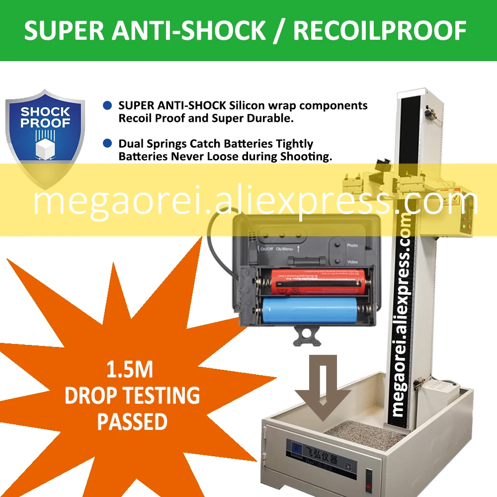 ЖК-экран для Megaorei2 720p HD прицел ночного видения Охотничья камера оптический