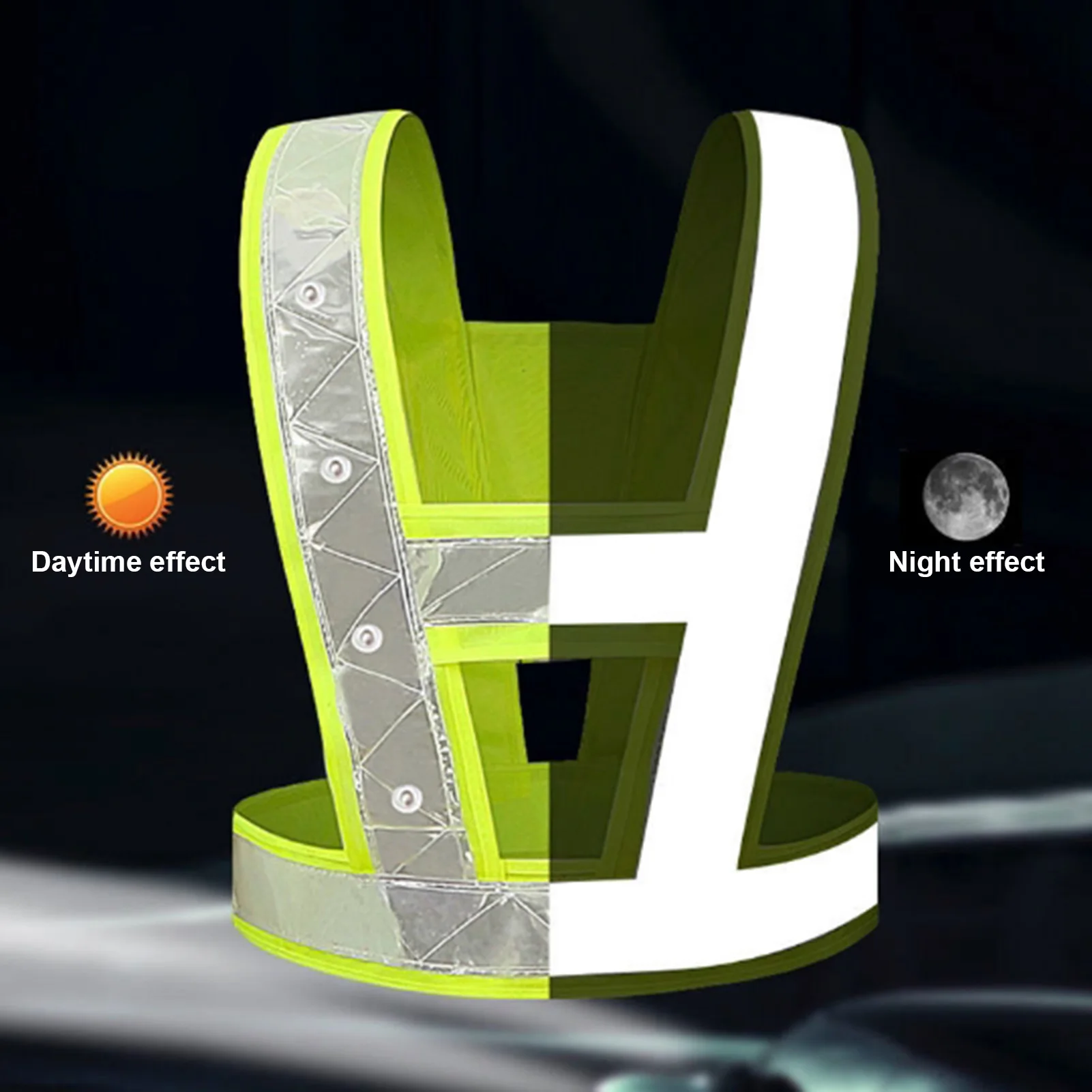 

Running Reflective Vests Elastic Safe Night Riding Clothing Cycling Safety Reflective Vest High Visibility Reflective Jacket