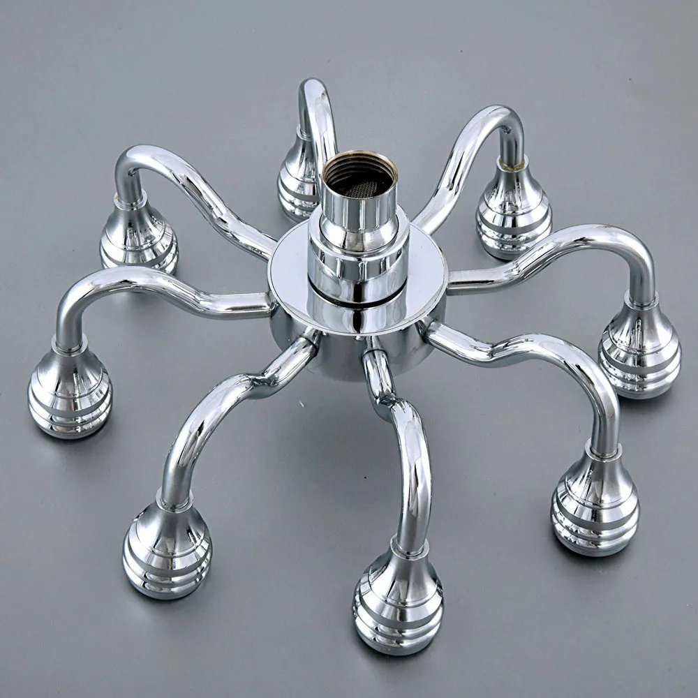 Полированная хромированная насадка для душа смеситель от дождя ванная комната