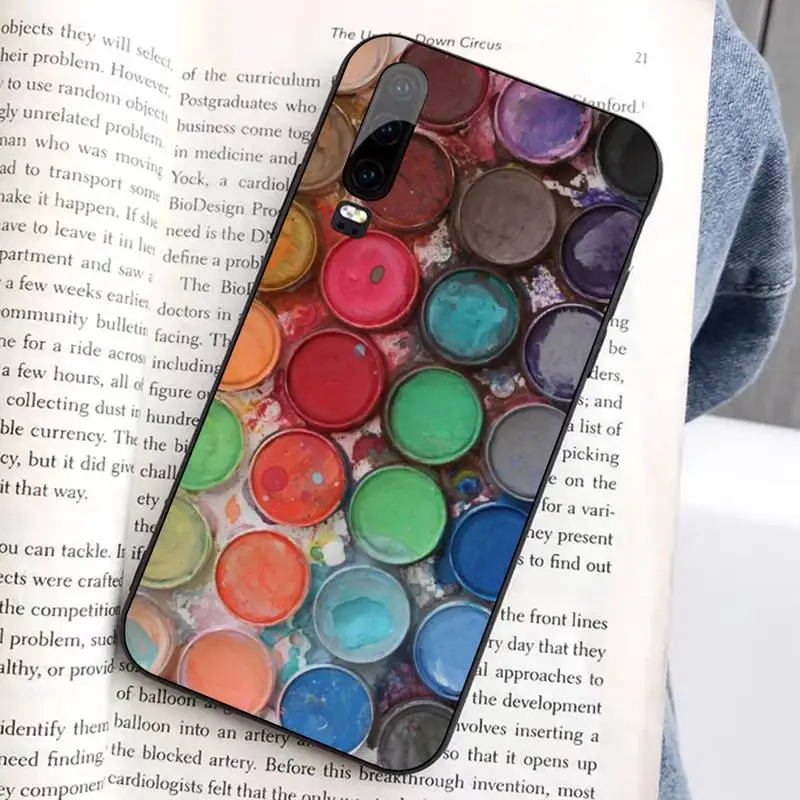 Набор цветных акварельных красок TOPLBPCS чехол для телефона Huawei Honor 8x9 10 20 в 30 pro lite view