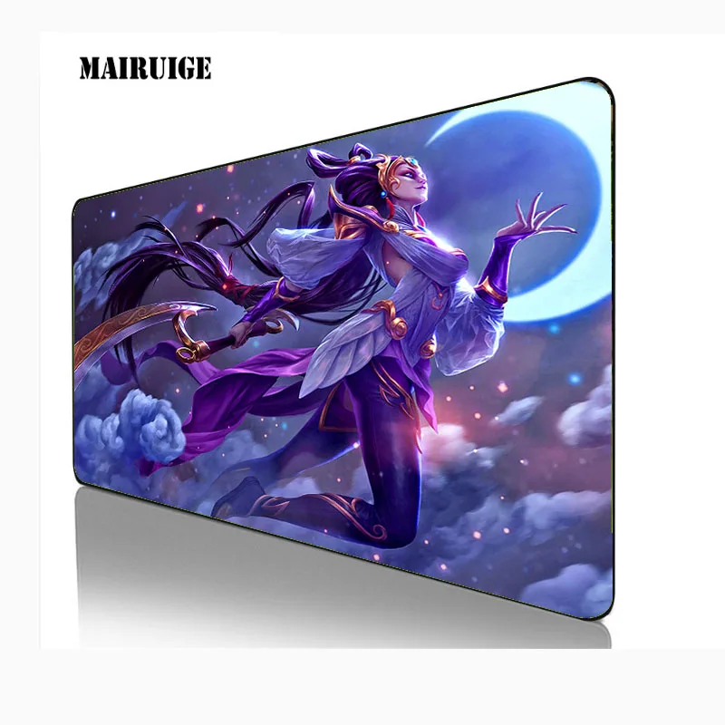 

Игровой коврик для мыши League of Legends XXL, симпатичный коврик для мыши для сексуальной девушки, резиновый коврик для мыши 90x40 см, коврик для клавиа...