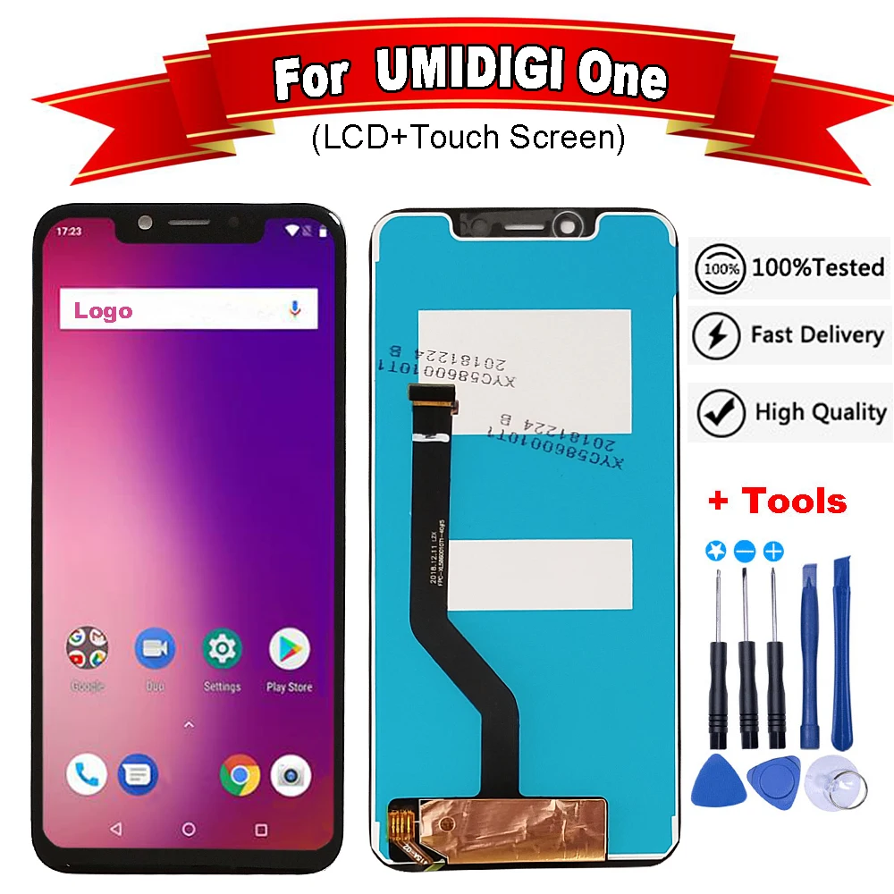 5 9 дюймовый ЖК дисплей для UMIDIGI ONE + сенсорный экран 100% оригинальный