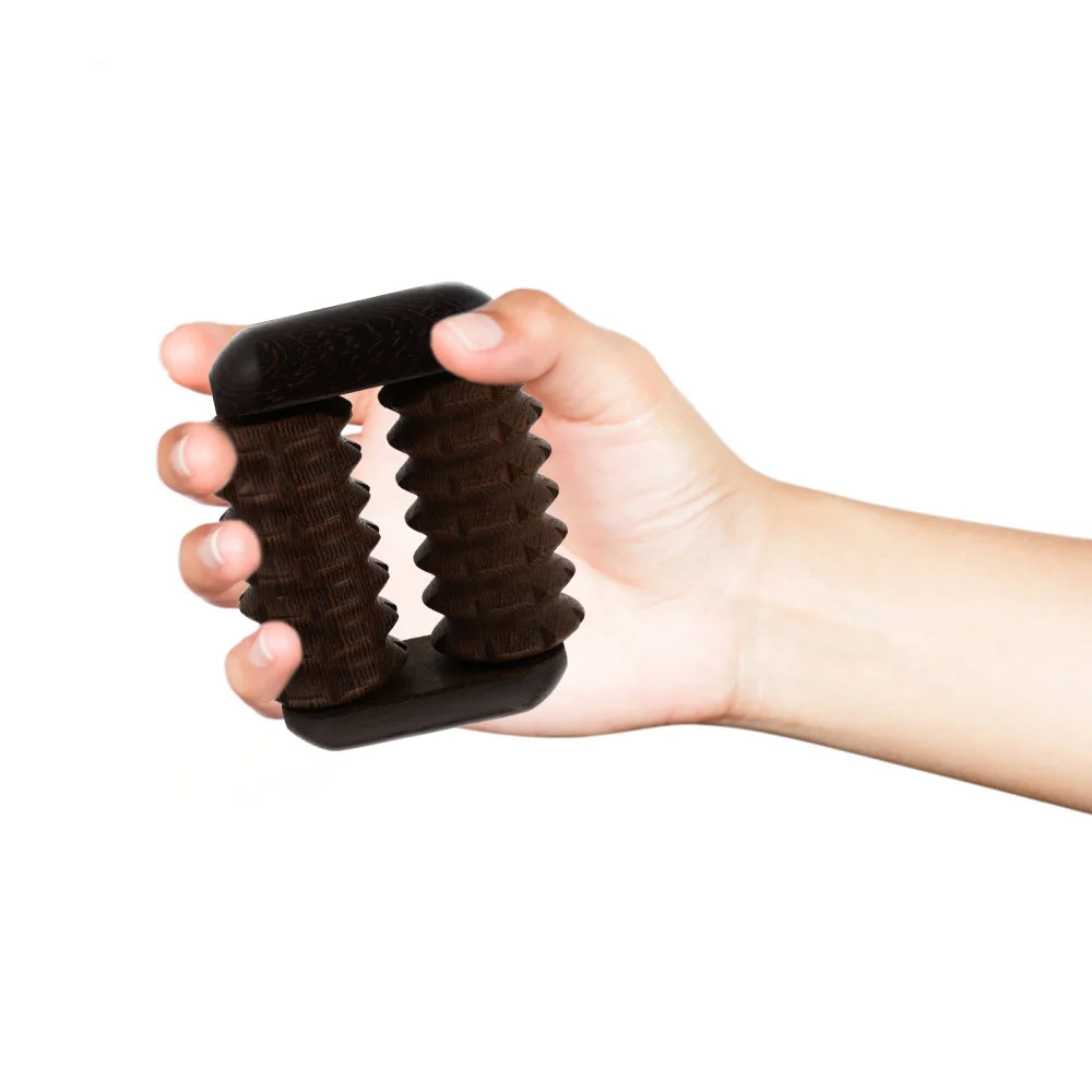 

1pc Palm Roller Hand Massaging Roller Supply for Home (Coffee)