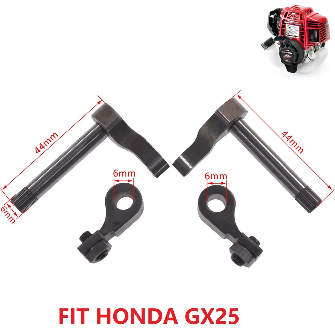 Комплект рычагов подъемника впускного клапана для HONDA GX25 GX25N GX25NT GX25T HHT25S FG110
